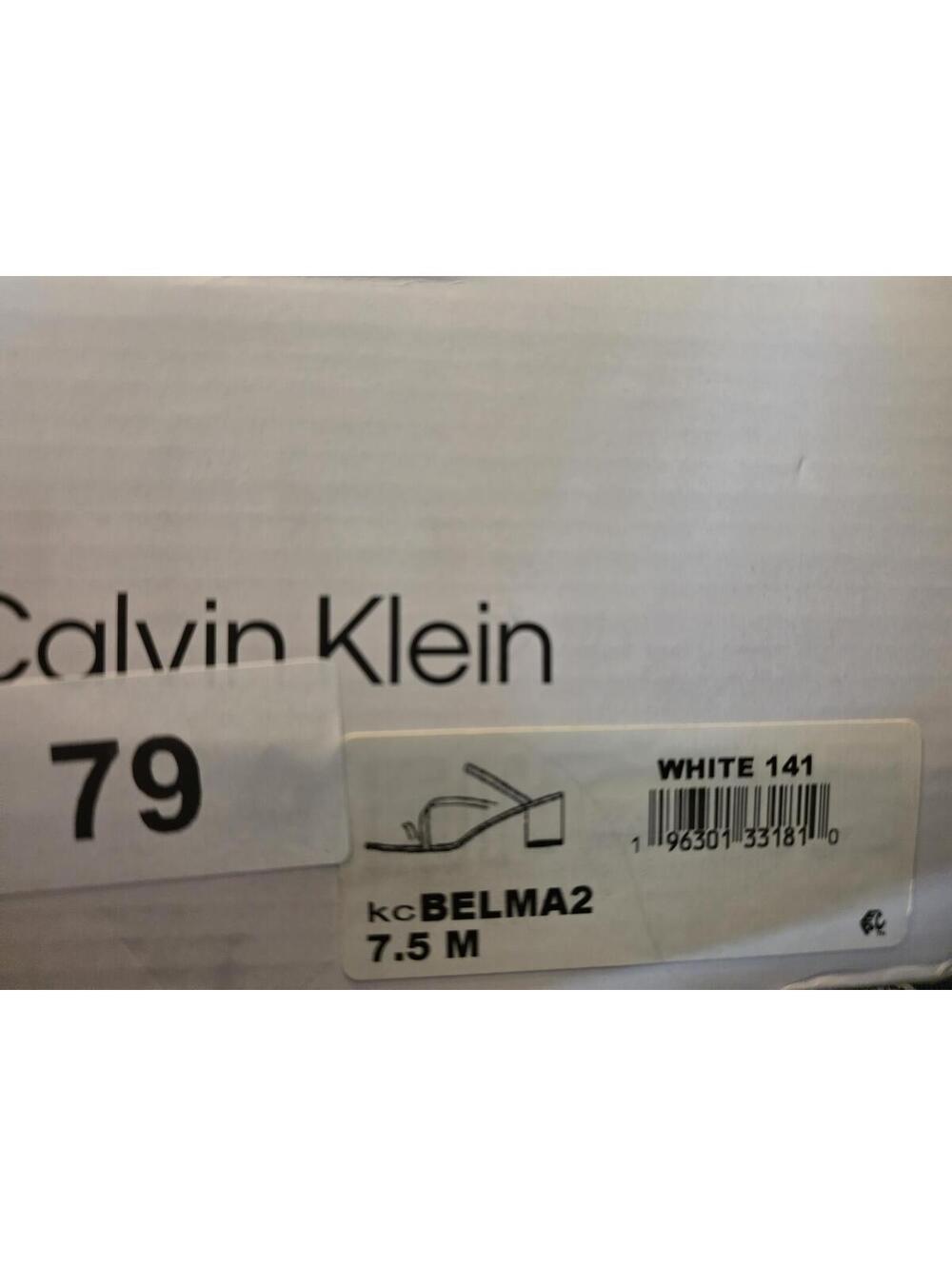 Calvin Klein white shoe Womens 7.5m heel <2 inches